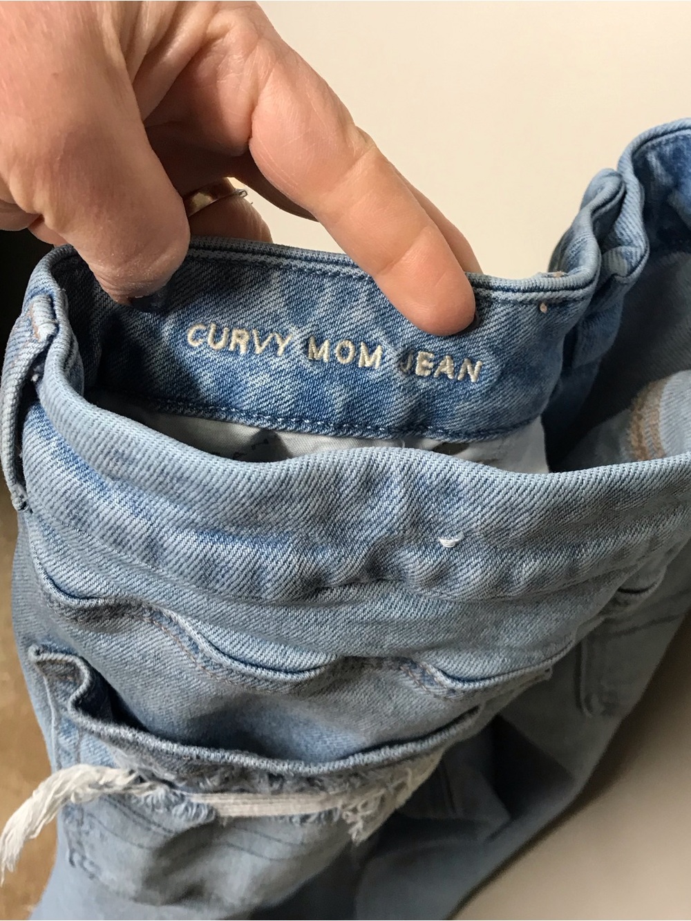American Eagle Outfitters Curvy Mom Jeans Womens Size 12 - Picture 7 of 8